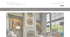 Desktop Screenshot of angelacaininteriordesign.com