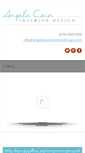 Mobile Screenshot of angelacaininteriordesign.com